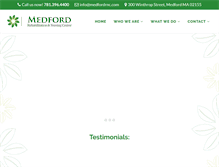 Tablet Screenshot of medfordrnc.com